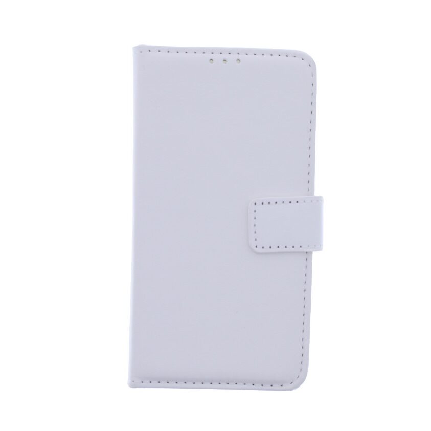 Telefoon Wallet Bookcase geschikt voor Samsung Galaxy A5 2017-Portemonnee telefoonhoesje voor Bankpassen-Kunstleer-Siliconen Houder-Magnetische sluiten- wit