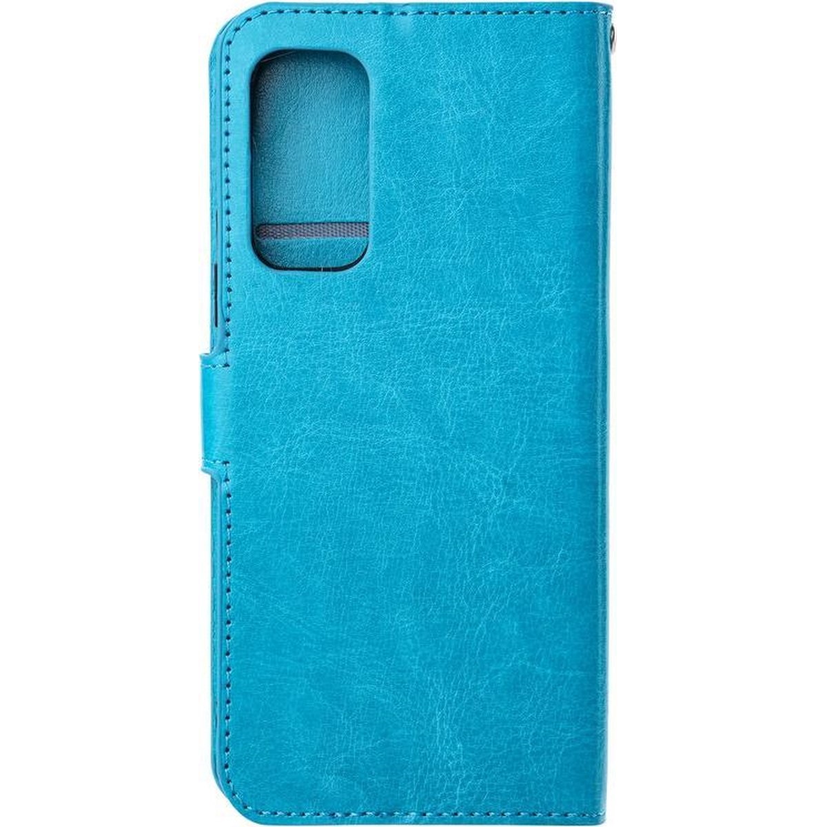 Telefoon Wallet Bookcase geschikt voor Samsung Galaxy A6 2018 - Portemonnee telefoonhoesje voor Bankpassen - Kunstleer - Siliconen Houder - Magnetische sluiten- Turquoise