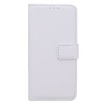 Telefoon Wallet Bookcase geschikt voor Samsung Galaxy A6 (2018 )- Portemonnee telefoonhoesje voor Bankpassen - Kunstleer - Siliconen Houder - Magnetische sluiten-  Wit