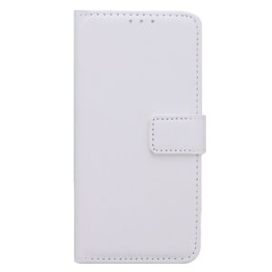 Telefoon Wallet Bookcase geschikt voor Samsung Galaxy A6 (2018 )- Portemonnee telefoonhoesje voor Bankpassen - Kunstleer - Siliconen Houder - Magnetische sluiten-  Wit