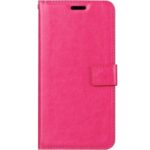 Telefoon Wallet Bookcase geschikt voor Samsung Galaxy A6 Plus (2018) - Portemonnee telefoonhoesje voor Bankpassen - Kunstleer - Siliconen Houder - Magnetische sluiten- Roze