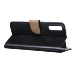 Telefoon Wallet Bookcase geschikt voor Samsung Galaxy A6 Plus (2018) - Portemonnee telefoonhoesje voor Bankpassen - Kunstleer - Siliconen Houder - Magnetische sluiten- Zwart