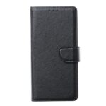 Telefoon Wallet Bookcase geschikt voor Samsung Galaxy A6 Plus (2018) - Portemonnee telefoonhoesje voor Bankpassen - Kunstleer - Siliconen Houder - Magnetische sluiten- Zwart