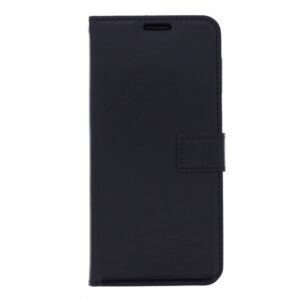 Telefoon Wallet Bookcase geschikt voor Samsung Galaxy M31 ? Portemonnee telefoonhoesje voor Bankpassen ? Hoesje voor Samsung Galaxy M31 ? Kunstleer ? Siliconen Houder ? Magnetische sluiten- Zwart