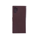 Telefoon Wallet Bookcase geschikt voor Samsung Galaxy Note 10 Plus - Portemonnee telefoonhoesje voor Bankpassen - Kunstleer - Siliconen Houder - Magnetische sluiten- Bruin