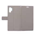 Telefoon Wallet Bookcase geschikt voor Samsung Galaxy Note 10 Plus - Portemonnee telefoonhoesje voor Bankpassen - Kunstleer - Siliconen Houder - Magnetische sluiten- Goud