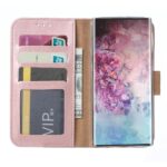 Telefoon Wallet Bookcase geschikt voor Samsung Galaxy Note 8 ? Portemonnee telefoonhoesje voor Bankpassen ? Hoesje voor Samsung Galaxy Note 8 ? Kunstleer ? Siliconen Houder ? Magnetische sluiten- Roze