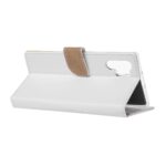 Telefoon Wallet Bookcase geschikt voor Samsung Galaxy Note 8 ? Portemonnee telefoonhoesje voor Bankpassen ? Hoesje voor Samsung Galaxy Note 8 ? Kunstleer ? Siliconen Houder ? Magnetische sluiten- wit