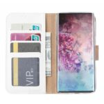Telefoon Wallet Bookcase geschikt voor Samsung Galaxy Note 8 ? Portemonnee telefoonhoesje voor Bankpassen ? Hoesje voor Samsung Galaxy Note 8 ? Kunstleer ? Siliconen Houder ? Magnetische sluiten- wit