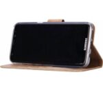 Telefoon Wallet Bookcase geschikt voor Samsung Galaxy Note 8-Portemonnee telefoonhoesje voor Bankpassen-Kunstleer-Siliconen Houder-Magnetische sluiten- Goud