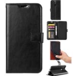 Telefoon Wallet Bookcase geschikt voor Samsung Galaxy Xcover 3 - Portemonnee telefoonhoesje voor Bankpassen - Kunstleer - Siliconen Houder - Magnetische sluiten- Zwart
