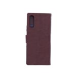 Telefoon Wallet Bookcase geschikt voor Sony Xperia 10 III-Portemonnee telefoonhoesje voor Bankpassen-Kunstleer-Siliconen Houder-Magnetische sluiten- Bruin
