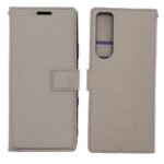 Telefoon Wallet Bookcase geschikt voor Sony Xperia 10 III-Portemonnee telefoonhoesje voor Bankpassen-Kunstleer-Siliconen Houder-Magnetische sluiten-goud