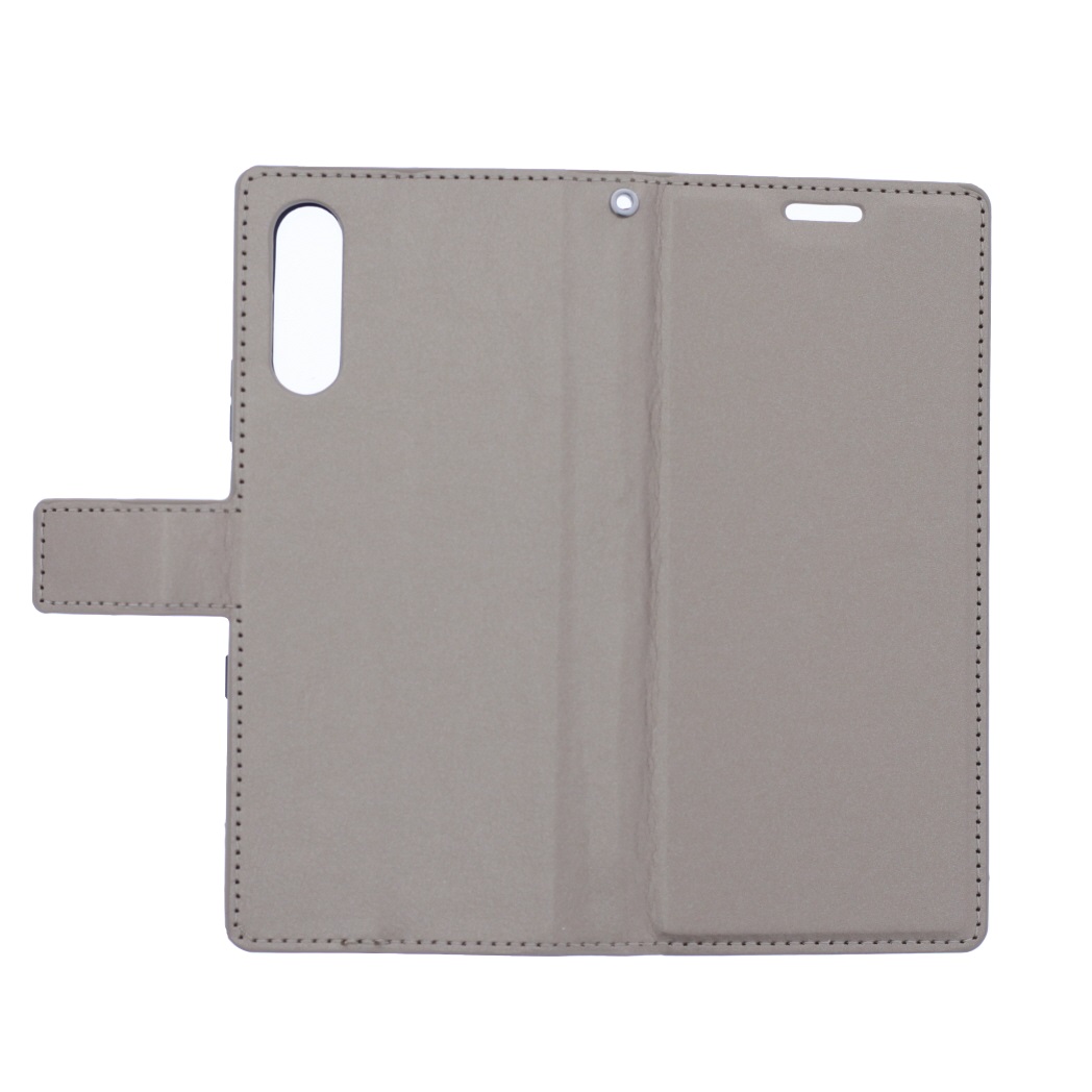 Telefoon Wallet Bookcase geschikt voor Sony Xperia 10 III-Portemonnee telefoonhoesje voor Bankpassen-Kunstleer-Siliconen Houder-Magnetische sluiten-goud