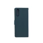 Telefoon Wallet Bookcase geschikt voor Sony Xperia 10 III-Portemonnee telefoonhoesje voor Bankpassen-Kunstleer-Siliconen Houder-Magnetische sluiten- Groen