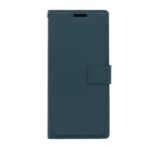 Telefoon Wallet Bookcase geschikt voor Sony Xperia 10 III-Portemonnee telefoonhoesje voor Bankpassen-Kunstleer-Siliconen Houder-Magnetische sluiten- Groen