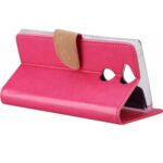 Telefoon Wallet Bookcase geschikt voor Sony Xperia 5 III ? Portemonnee telefoonhoesje voor Bankpassen ? Hoesje voor Sony Xperia 5 III ? Kunstleer ? Siliconen Houder ? Magnetische sluiten- Zwart