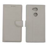 Telefoon Wallet Bookcase geschikt voor Sony Xperia XA2 Ultra-Portemonnee telefoonhoesje voor Bankpassen-Kunstleer-Siliconen Houder-Magnetische sluiten- goud