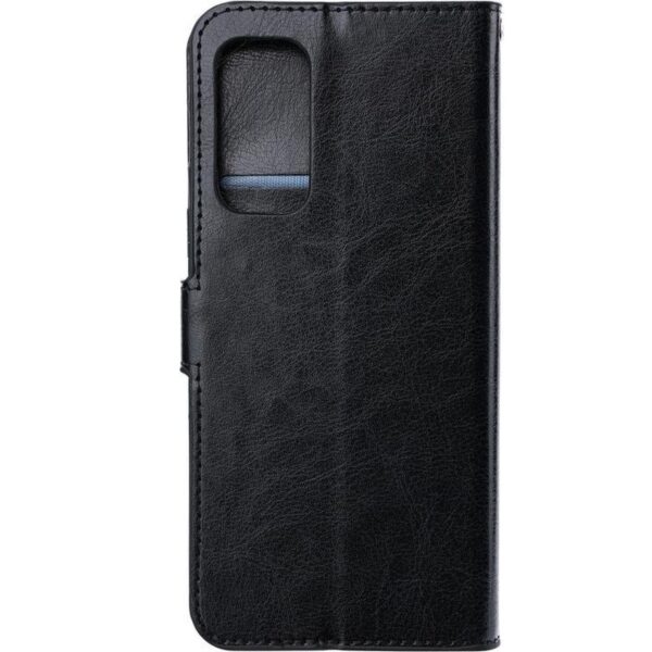 Telefoon Wallet Bookcase geschikt voor Xiaomi Redmi 9 ? Portemonnee telefoonhoesje voor Bankpassen ? Hoesje voor Xiaomi Redmi 9 ? Kunstleer ? Siliconen Houder ? Magnetische sluiten- Zwart