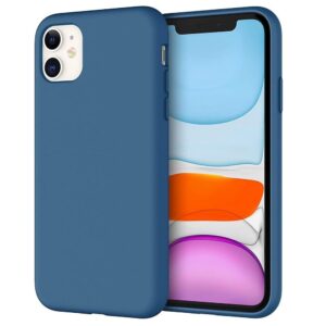 Hoesje geschikt voor Apple iPhone 12 - Anti Scratch - Silicone case - Kunststof - Soft cover - Licht Blauw