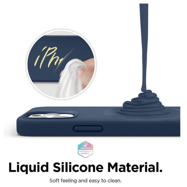 Hoesje geschikt voor Apple iPhone 12 - Anti Scratch - Silicone case - Kunststof - Soft cover - Schokbestendig - Donker Blauw