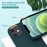 Hoesje geschikt voor Apple iPhone 12 mini - Anti Scratch - Silicone case - Kunststof - Soft cover - Schokbestendig - Groen