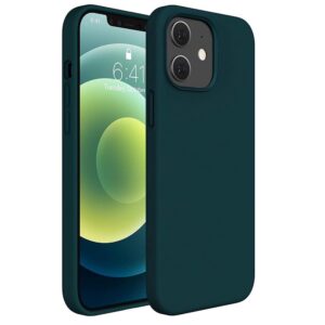 Hoesje geschikt voor Apple iPhone 12 mini - Anti Scratch - Silicone case - Kunststof - Soft cover - Schokbestendig - Groen