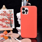 Hoesje geschikt voor Apple iPhone 12 mini - Anti Scratch - Silicone case - Kunststof - Soft cover - Schokbestendig - Rood