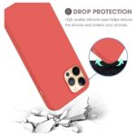 Hoesje geschikt voor Apple iPhone 12 mini - Anti Scratch - Silicone case - Kunststof - Soft cover - Schokbestendig - Rood