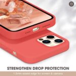 Hoesje geschikt voor Apple iPhone 12 mini - Anti Scratch - Silicone case - Kunststof - Soft cover - Schokbestendig - Rood