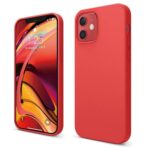 Hoesje geschikt voor Apple iPhone 12 mini - Anti Scratch - Silicone case - Kunststof - Soft cover - Schokbestendig - Rood