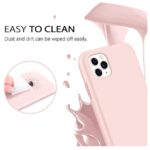 Hoesje geschikt voor Apple iPhone 12 mini - Anti Scratch - Silicone case - Kunststof - Soft cover - Schokbestendig - Zand Roze