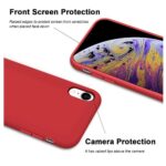 Hoesje geschikt voor Apple iPhone Xr - Anti Scratch - Silicone case - Kunststof - Soft cover - Rood