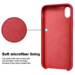 Hoesje geschikt voor Apple iPhone Xr - Anti Scratch - Silicone case - Kunststof - Soft cover - Rood