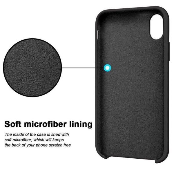 Hoesje geschikt voor Apple iPhone Xr - Anti Scratch - Silicone case - Kunststof - Soft cover - Zwart