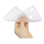 Hoesje geschikt voor Samsung Galaxy A10S - Silicone case - Kunststof - Soft cove - Wit