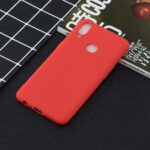 Hoesje geschikt voor Samsung Galaxy A10S - Silicone case - Kunststof - Soft cover - Rood