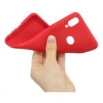 Hoesje geschikt voor Samsung Galaxy A10S - Silicone case - Kunststof - Soft cover - Rood