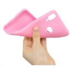 Hoesje geschikt voor Samsung Galaxy A10S - Siliconen hoesje- Kunststof - Soft cover- Roze