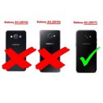 Hoesje geschikt voor Samsung Galaxy A3 2017 - Anti Scratch - Silicone case - Kunststof - Soft cover - Zwart