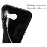 Hoesje geschikt voor Samsung Galaxy A3 2017 - Anti Scratch - Silicone case - Kunststof - Soft cover - Zwart