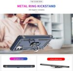 Hoesje geschikt voor Samsung Galaxy A32 4G - Schokbestendig - Hardcase- Ring Armor - Blauw