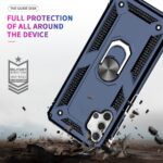 Hoesje geschikt voor Samsung Galaxy A32 4G - Schokbestendig - Hardcase- Ring Armor - Blauw