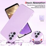 Hoesje geschikt voor Samsung Galaxy A32 5G - Anti Scratch - Silicone case - Kunststof - Soft cover - Schokbestendig - Paars