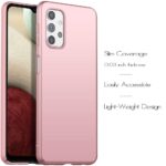 Hoesje geschikt voor Samsung Galaxy A32 5G - Anti Scratch - Silicone case - Kunststof - Soft cover - Schokbestendig - Rosegoud