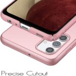 Hoesje geschikt voor Samsung Galaxy A32 5G - Anti Scratch - Silicone case - Kunststof - Soft cover - Schokbestendig - Rosegoud