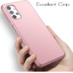 Hoesje geschikt voor Samsung Galaxy A32 5G - Anti Scratch - Silicone case - Kunststof - Soft cover - Schokbestendig - Rosegoud