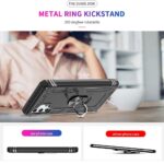 Hoesje geschikt voor Samsung Galaxy A32 5G - Schokbestendig - Hardcase- Ring Armor - Zwart