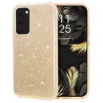 Hoesje geschikt voor Samsung Galaxy A41 - Anti Scratch - Silicone case - Kunststof - Soft cover -BlingBling - Goud