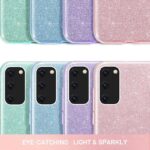 Hoesje geschikt voor Samsung Galaxy A41 - Anti Scratch - Silicone case - Kunststof - Soft cover - Glitters - roze